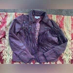 IDYLLWIND Miranda Lambert Leather Moto Jacket  (XS)